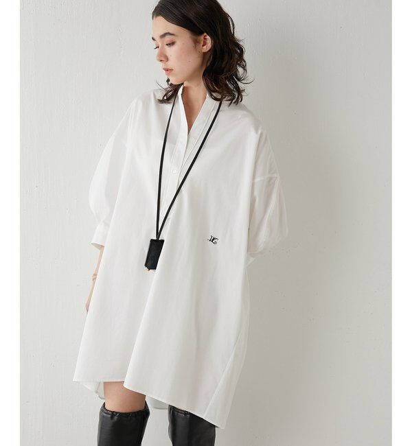  「刺繍チュニックシャツ」|シャツ・ブラウス|