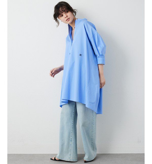  「刺繍チュニックシャツ」|シャツ・ブラウス|