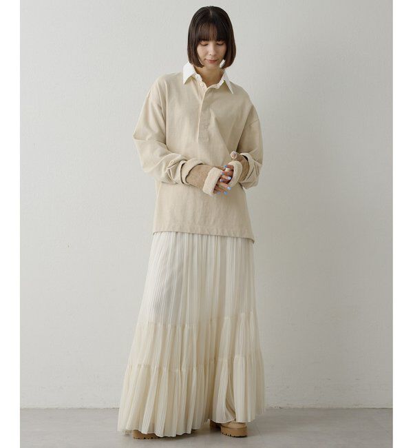  「刺繍ラガーシャツ」|Tシャツ・カットソー|