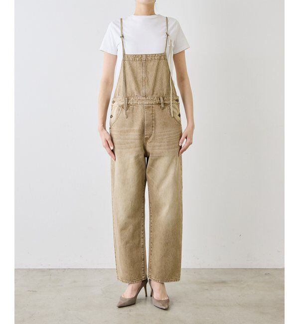  「カラーデニムオールインワン」|ワンピース|