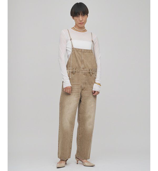  「カラーデニムオールインワン」|ワンピース|