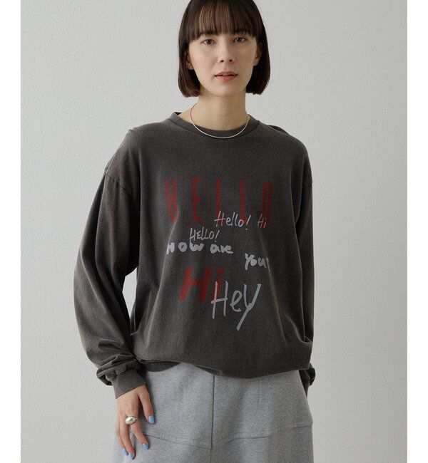  「ロゴロングスリーブTシャツ」|Tシャツ・カットソー|