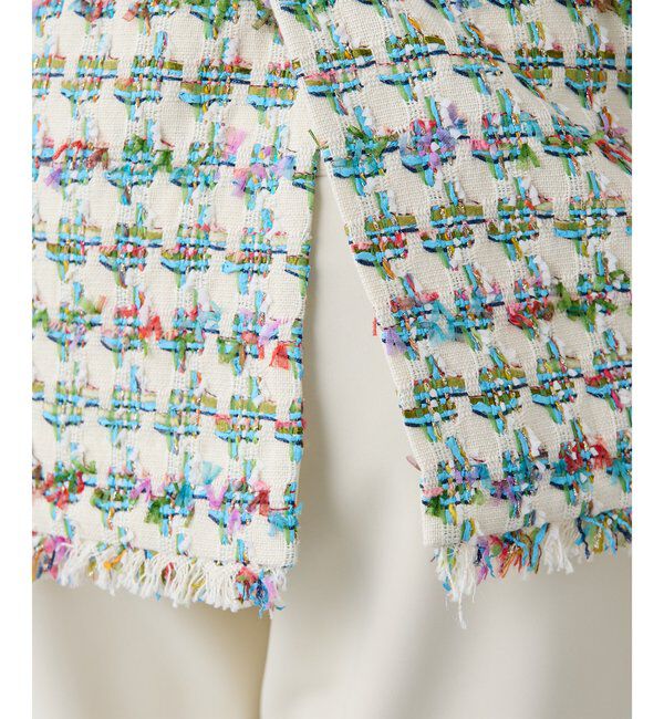  「LINTONフリンジジレ」|ベスト・ジレ|