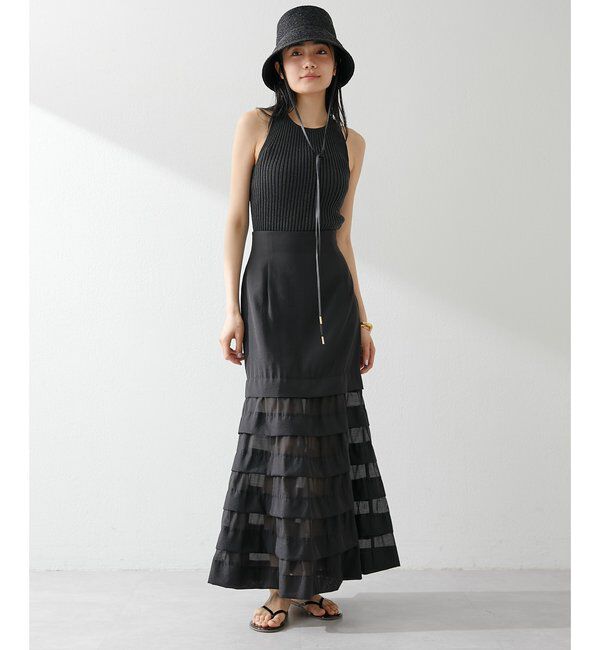  「オーガンジーマーメイドスカート4」|スカート|