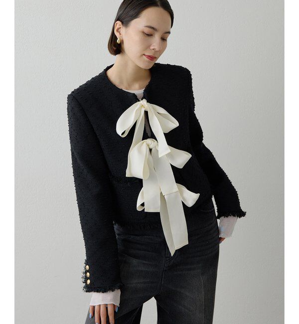  「ネップツイードリボンジャケット」|その他|