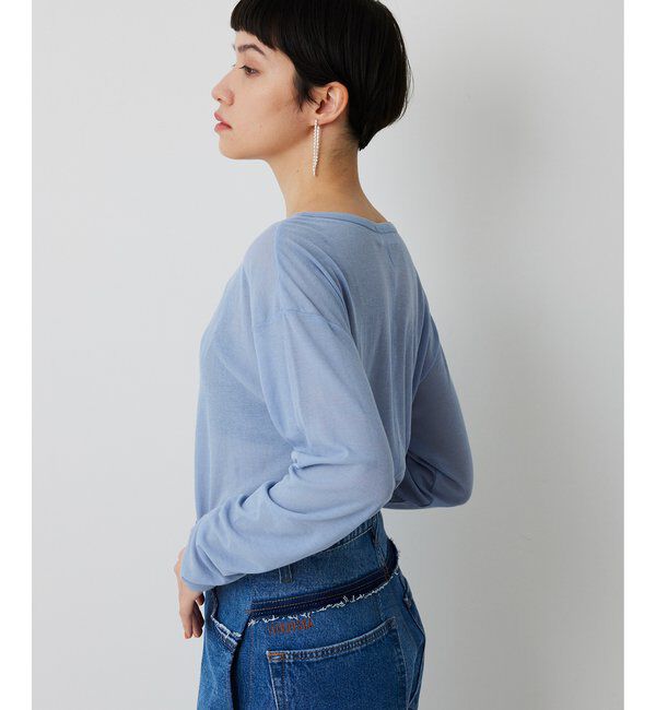 THE PAUSE「【THE PAUSE】シアーフライスロンTEE」|Tシャツ・カットソー|