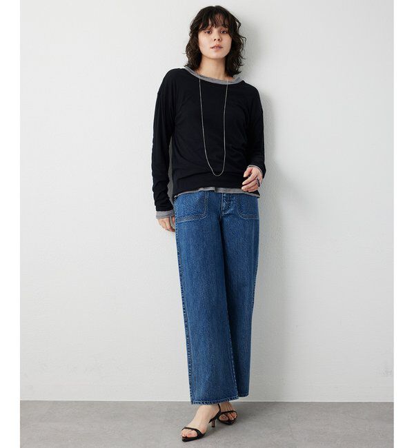 THE PAUSE「【THE PAUSE】シアーフライスロンTEE」|Tシャツ・カットソー|