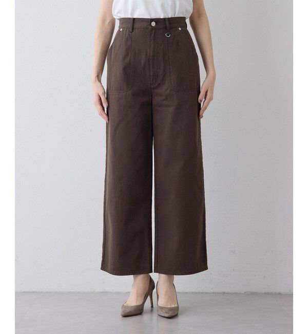 THE PAUSE「【THE PAUSE】コットンツイルベイカーパンツ」|チノ|