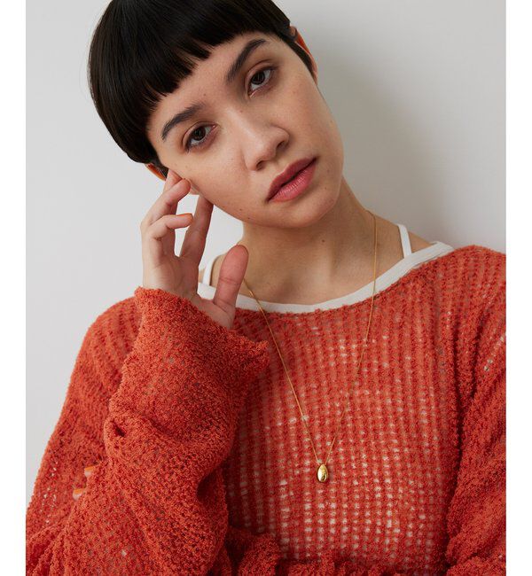 THE PAUSE「【THE PAUSE】メッシュプルオーバー」|ニット・セーター|