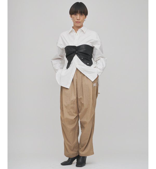  「【umbro&times;Whim Gazette】 トラックパンツ」|チノ|