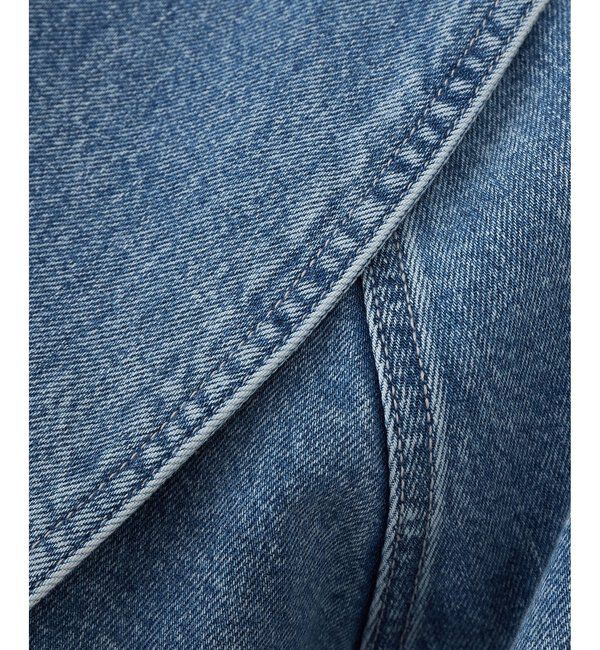  「バックリボンデニムジャケット」|デニムジャケット|