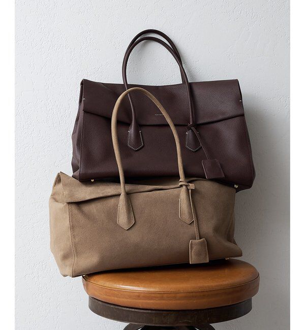 Hoaw.「【Hoaw.】スクエアフラップボストン」|トートバッグ|