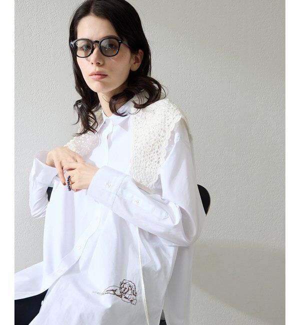  「Thomas Masonアニマル刺繍シャツ」|シャツ・ブラウス|