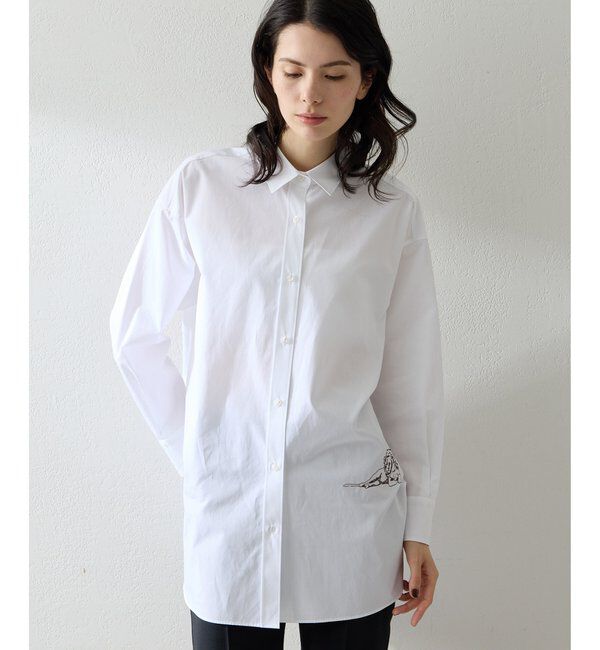  「Thomas Masonアニマル刺繍シャツ」|シャツ・ブラウス|