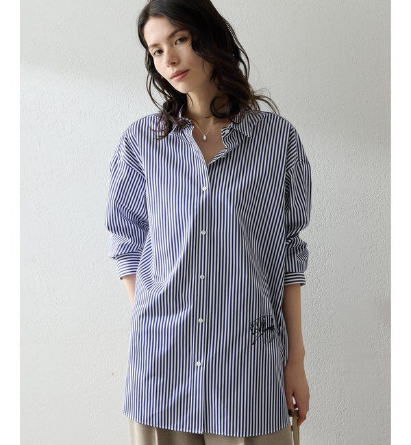  「Thomas Masonアニマル刺繍シャツ」|シャツ・ブラウス|