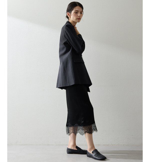 THE PAUSE「【THE PAUSE】コットンリネンダブルジャケット」|テーラードジャケット|