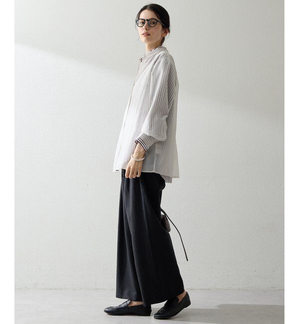 THE PAUSE「【THE PAUSE】シアーオーガンジーシャツ」|シャツ・ブラウス|