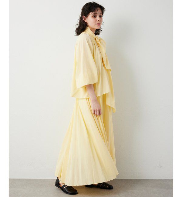  「製品染めボウブラウス」|シャツ・ブラウス|