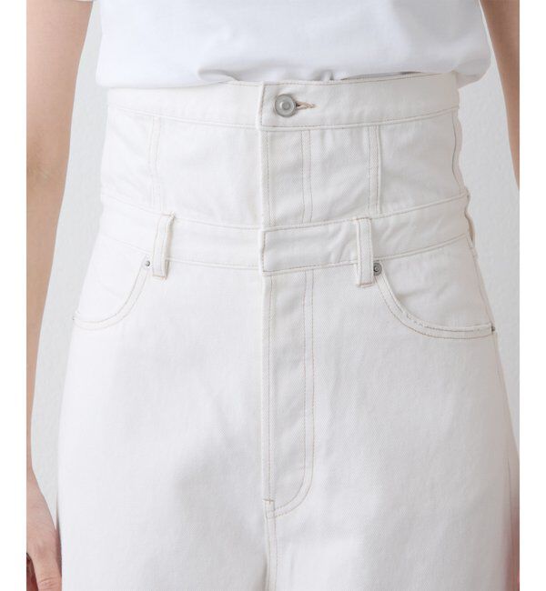  「ハイウエストデニムパンツ」|デニム|