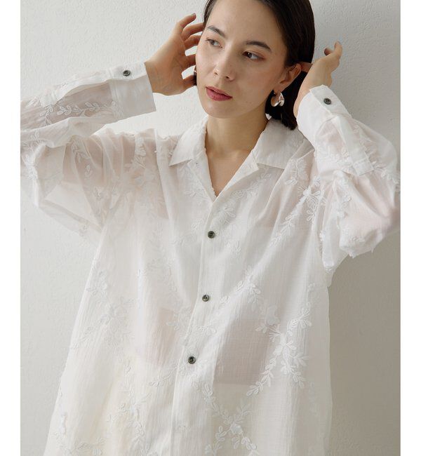  「3D刺繍シャツ」|シャツ・ブラウス|