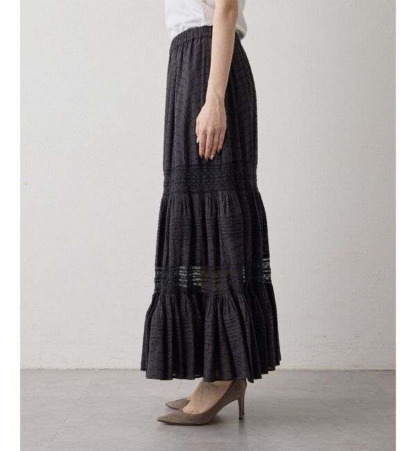  「コットンギャザーマキシスカート」|スカート|