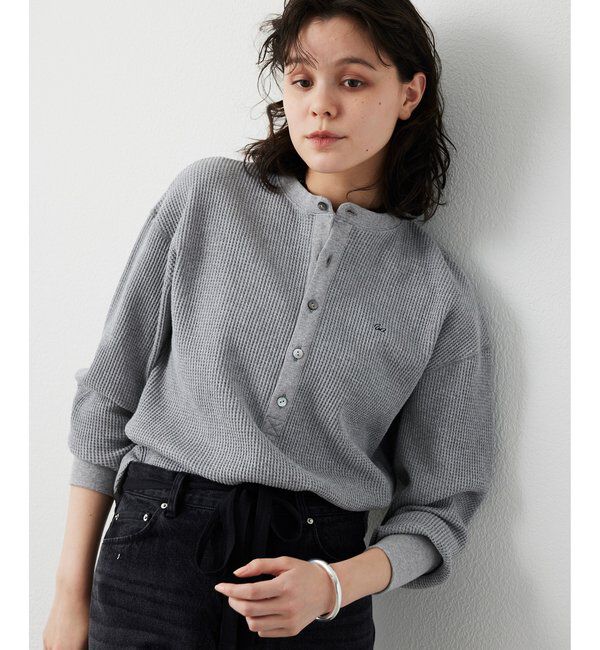  「サーマルヘンリープルオーバー」|Tシャツ・カットソー|グレー