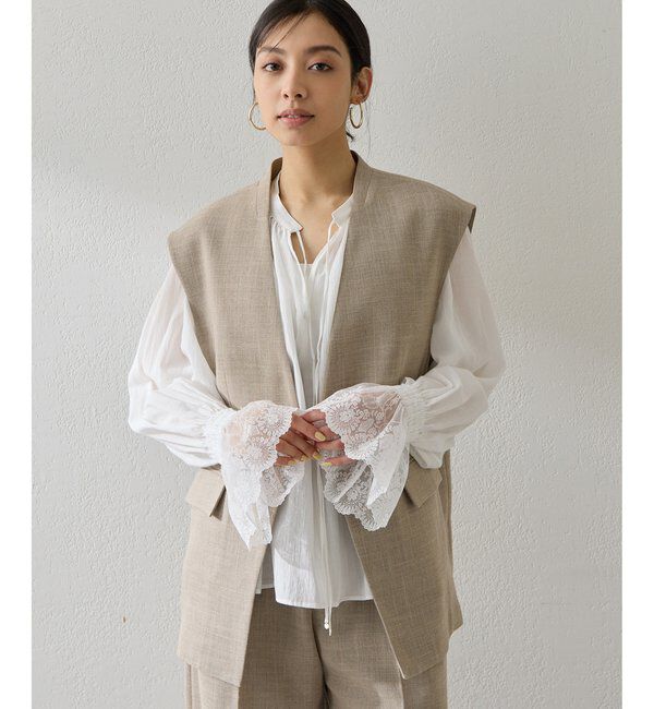  「リネンライクジレ」|ベスト・ジレ|