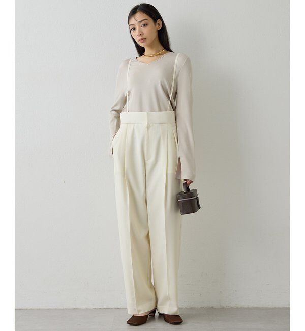  「2wayスムースプルオーバー」|ニット・セーター|