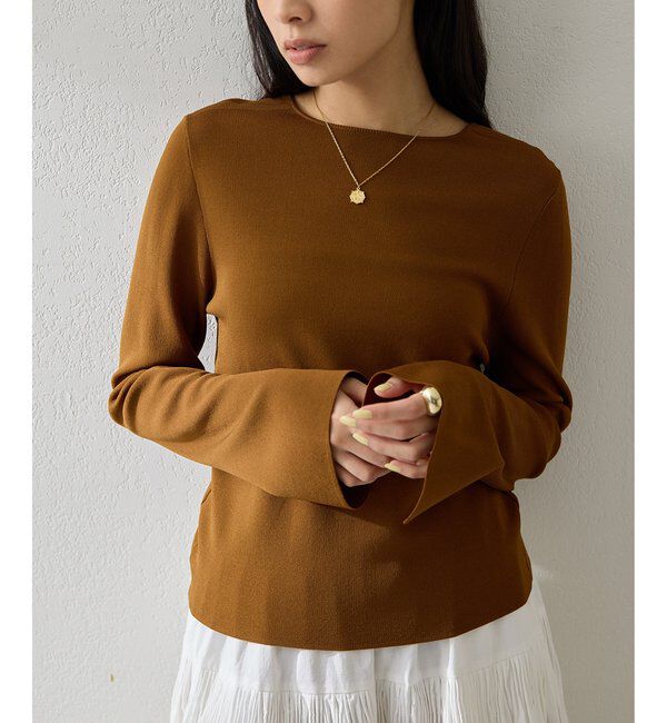  「2wayスムースプルオーバー」|ニット・セーター|