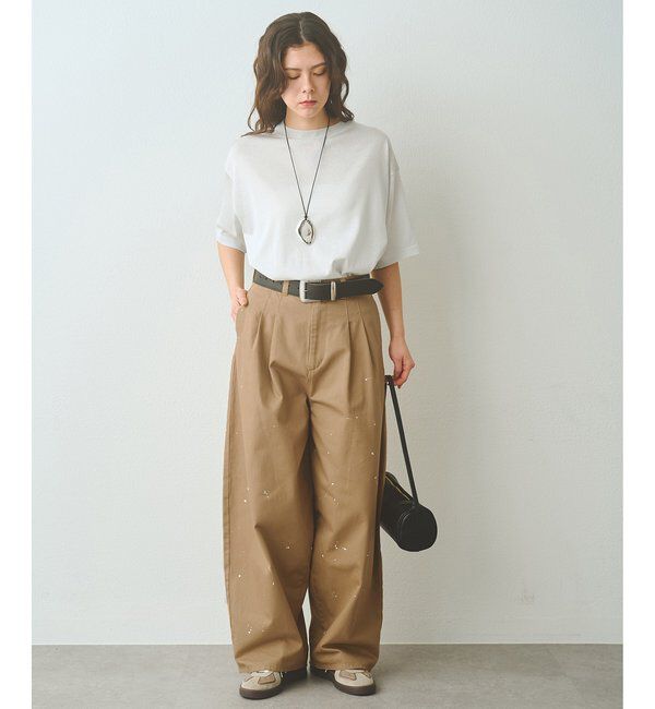  「ペイントタックチノパンツ」|チノ|