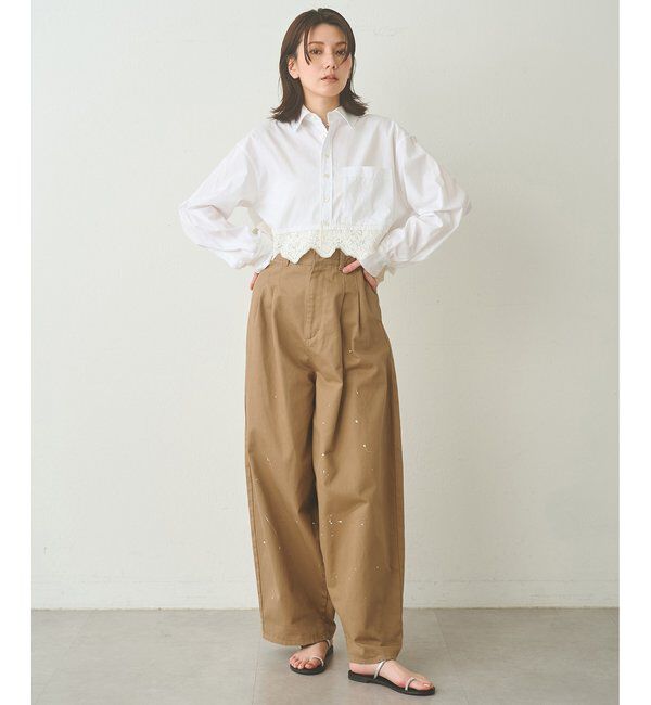  「ペイントタックチノパンツ」|チノ|