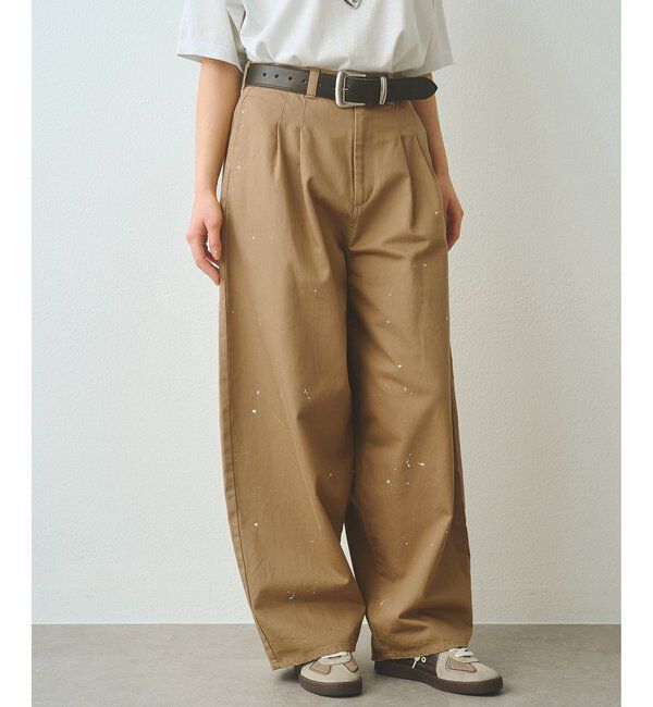 「ペイントタックチノパンツ」|チノ|