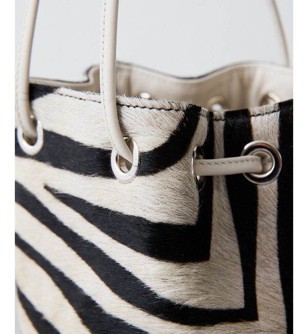  「【MARCO MASI】ヘアレザーワッペン巾着」|トートバッグ|