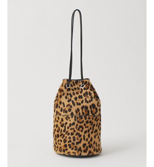  「【MARCO MASI】ヘアレザーワッペン巾着」|トートバッグ|