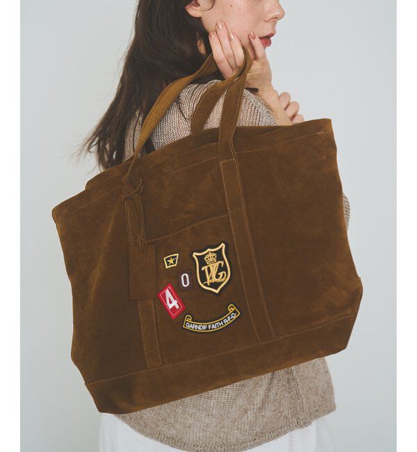  「【MARCO MASI】スエードワッペントート」|トートバッグ|