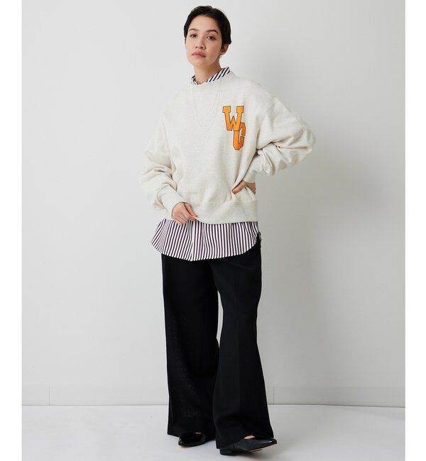  「ワンポイントロゴ裏毛プルオーバー」|Tシャツ・カットソー|