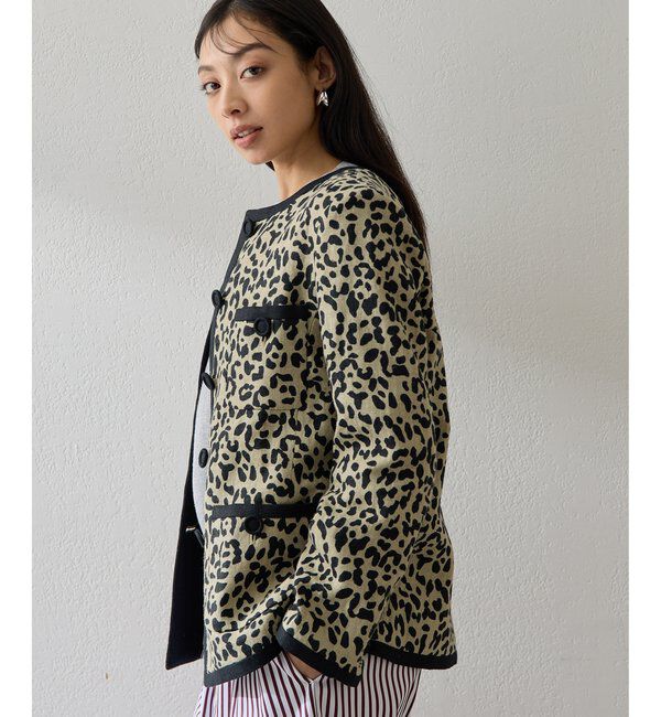  「リネンレオパードジャケット」|その他|
