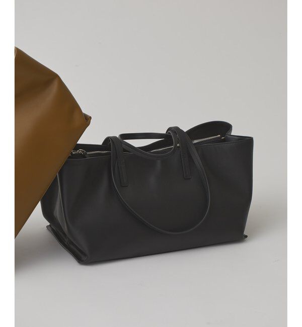 Hoaw.「【Hoaw.】WIDE HANDBAG L」|トートバッグ|ブラック