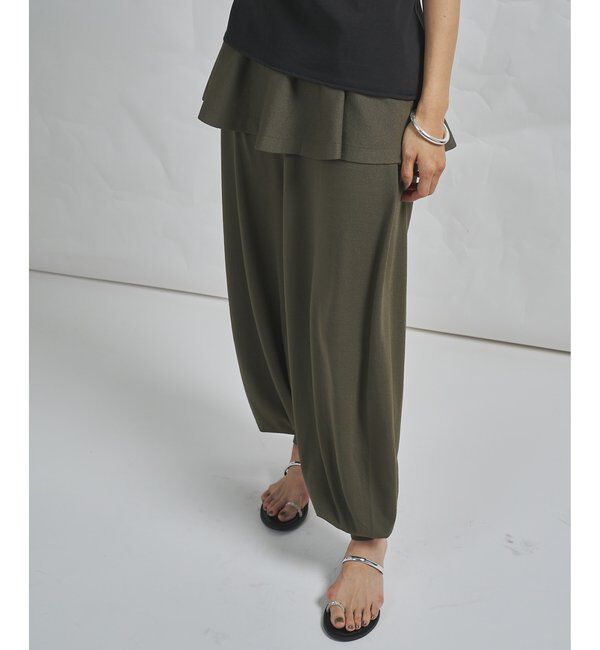 GEMINI「【GEMINI】レイヤードニットパンツ」|チノ|