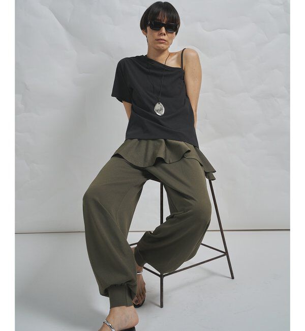 GEMINI「【GEMINI】レイヤードニットパンツ」|チノ|