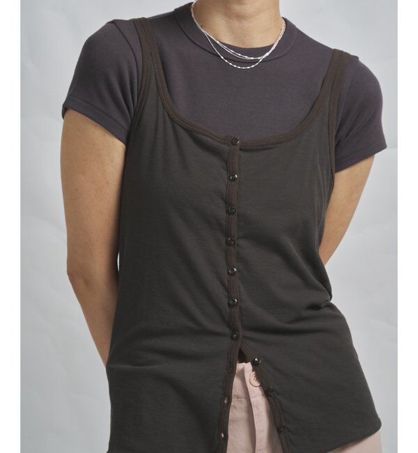 GEMINI「【GEMINI】マルチwayノースリーブカットソー」|Tシャツ・カットソー|