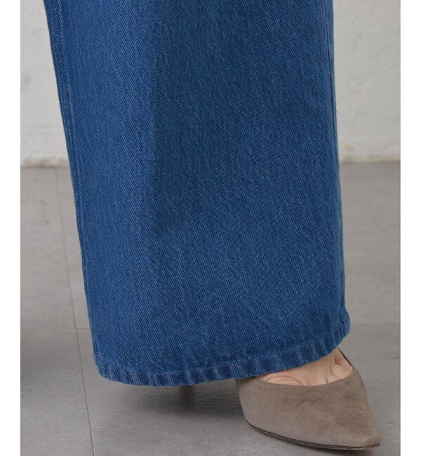 Drawing Numbers「【Drawing Numbers】リヨセルコットンワイドデニム」|チノ|