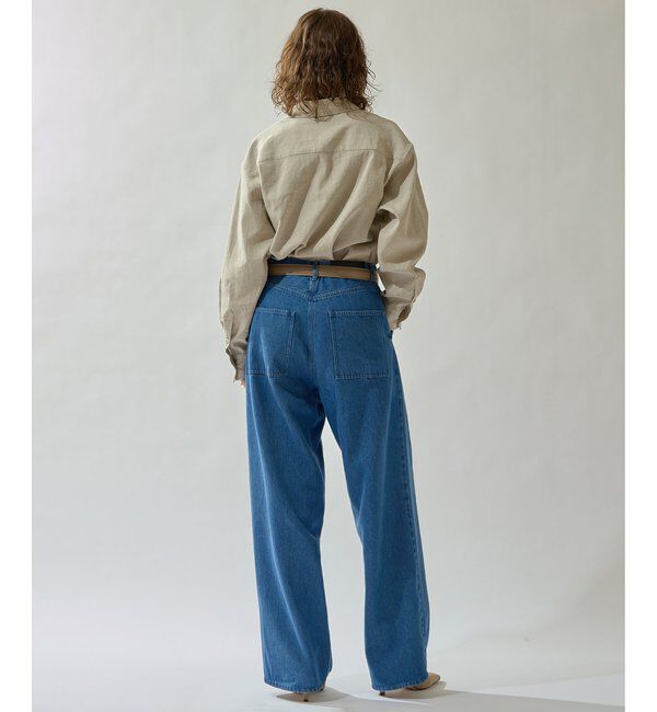 Drawing Numbers「【Drawing Numbers】リヨセルコットンワイドデニム」|チノ|