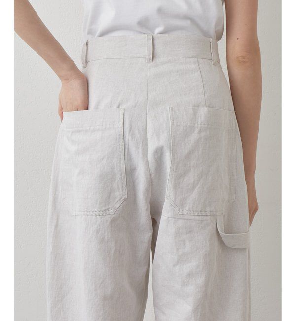 Drawing Numbers「【Drawing Numbers】コットンリネンデニムカーゴパンツ」|チノ|