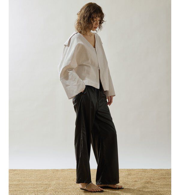 Drawing Numbers「【Drawing Numbers】コットンリネンデニムセーラージャケット」|その他|