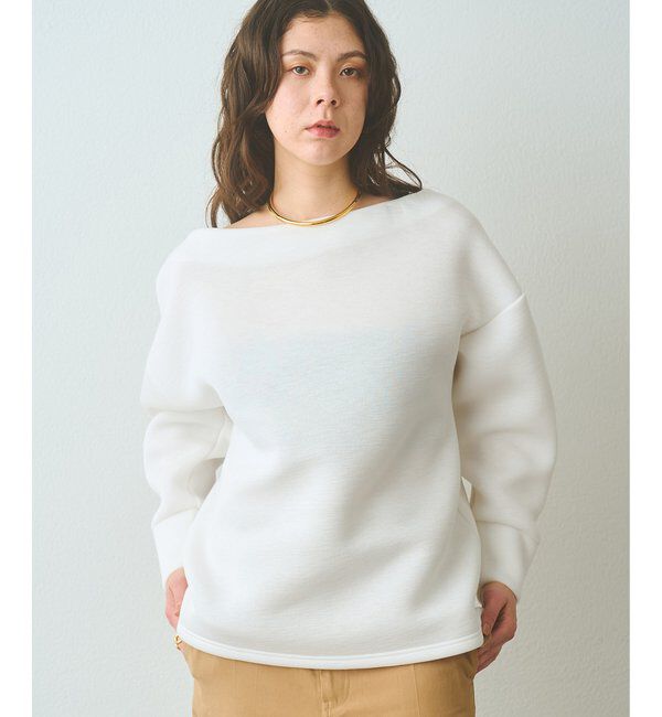  「オフショルダンボールプルオーバー」|Tシャツ・カットソー|