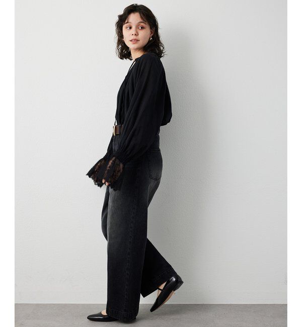  「コットンレースブラウス」|シャツ・ブラウス|