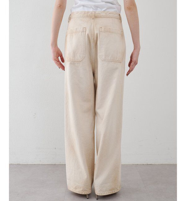  「サンフェードダブルニーパンツ」|デニム|