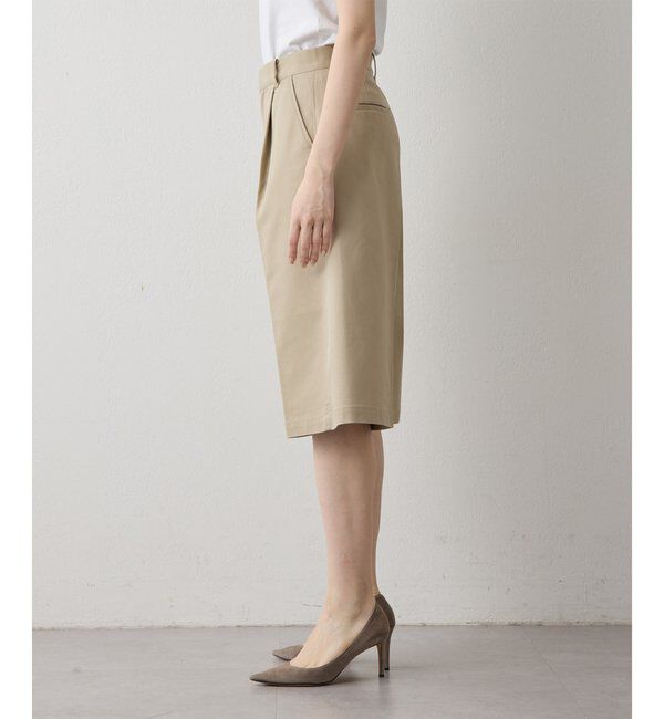 THE PAUSE「【THE PAUSE】タックハーフパンツ」|チノ|