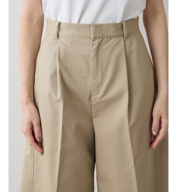 THE PAUSE「【THE PAUSE】タックハーフパンツ」|チノ|